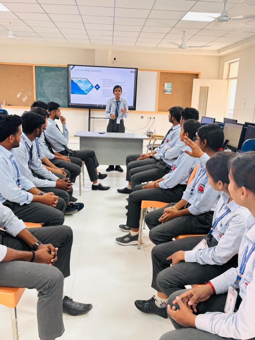 BITE Varanasi BBA and BCA classrooms — choosing between management and computing