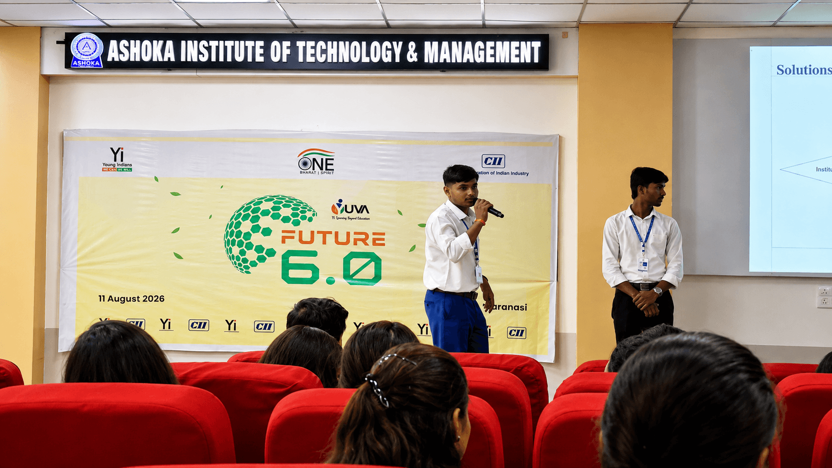 Team True Thinker Secures Third Place at Future 6.0 at BITE Varanasi — academic event at Ashoka Institute