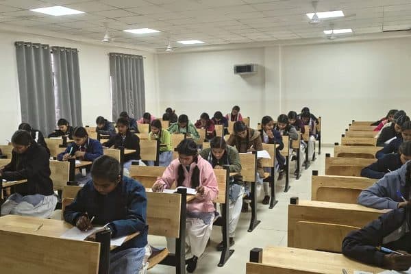 BITE Varanasi CTET/UPTET mock exam session in the examination hall