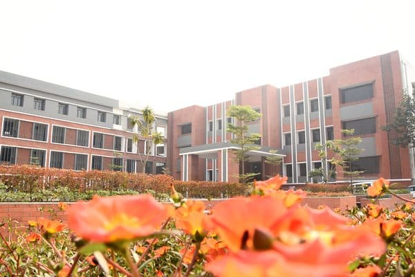BITE Varanasi campus garden in early morning — start of a typical day