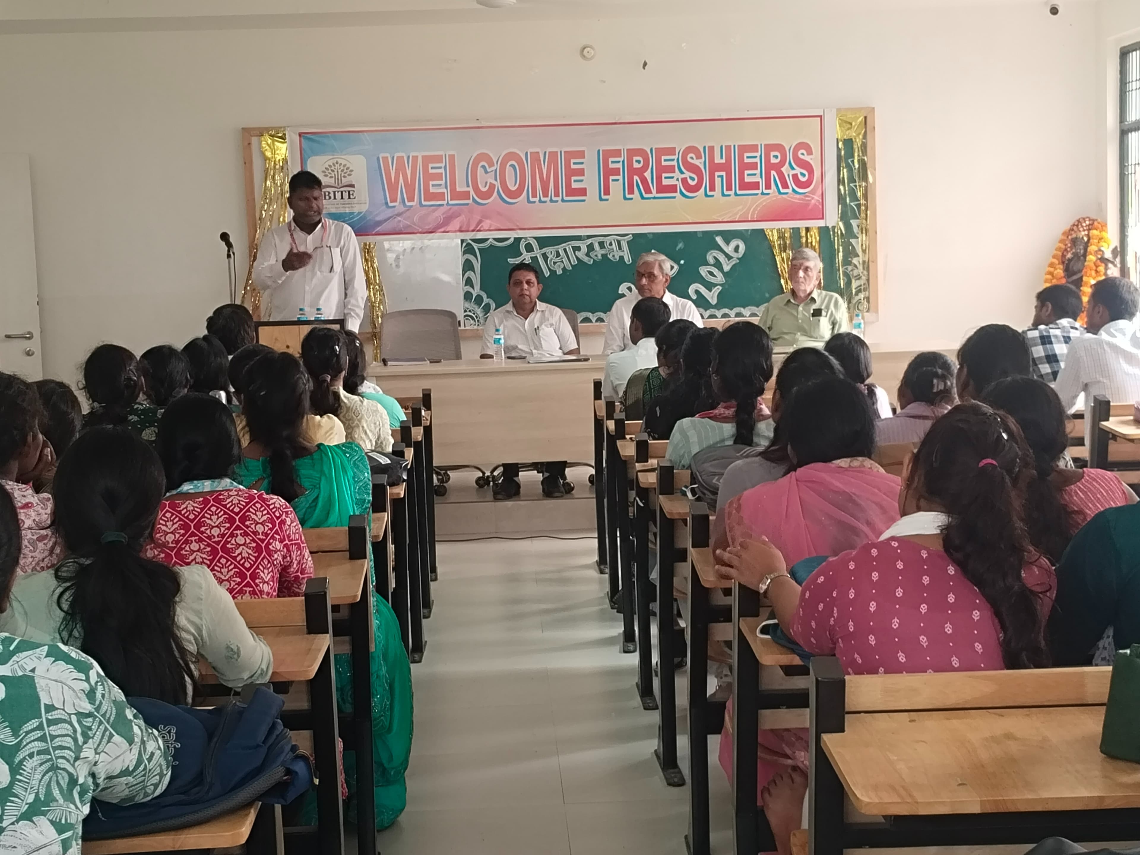 B.Ed. Dikshaarambh Orientation Programme 2026–28 Held at BITE at BITE Varanasi — academic event at BITE Classroom